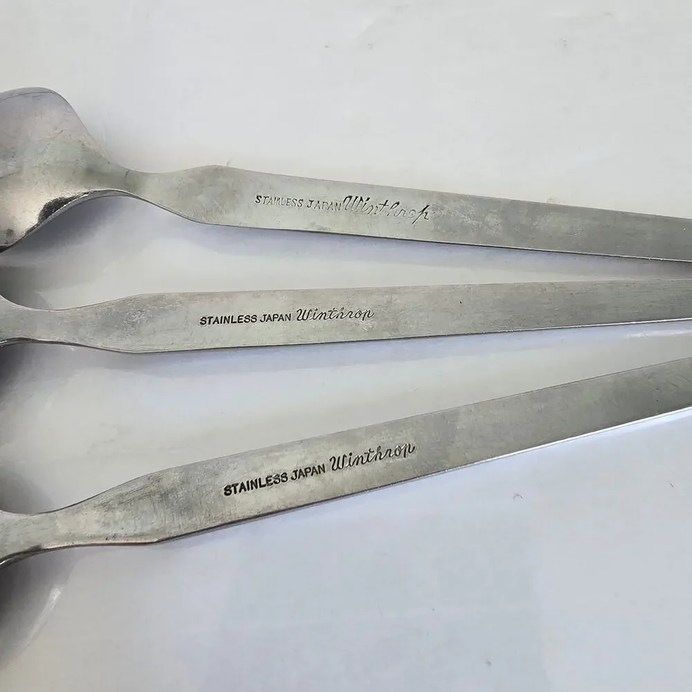 Stanley Roberts Winthrop Teaspoons Set of 3 WM Dalton Japan Stainless Steel